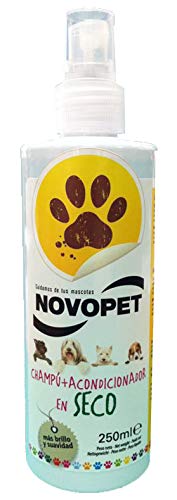 Novopet 800036 Trockenshampoo für Hunde - 250 ml von Novopet