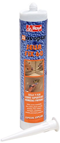 Novopur 1418-01 Sella-FIX 60-MS Dichtmittel für Glas, Holz, Aluminium, Spiegelklebungen Anwendung auf nassem Untergrund Novopur 1418-01 Sella-FIX 60-MS Dichtmittel für Glas, Holz, Aluminium, Spiegelklebungen Anwendung auf nassem Untergrund von Novopur