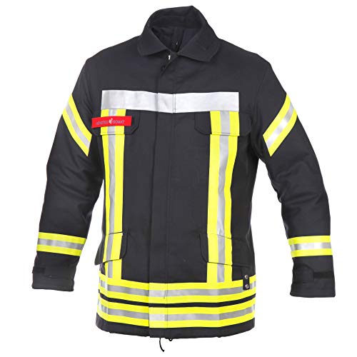 Feuerwehr Einsatzjacke"HuPF Teil 3" Modell Allgäu mit Reflex nach DGUV-Empfehlung Gr. 44 Feuerwehr Einsatzjacke"HuPF Teil 3" Modell Allgäu mit Reflex nach DGUV-Empfehlung Gr. 44 von Novotex Isomat