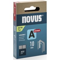 novus Tackerklammern 53/10 Feindraht hart 10 mm von Novus