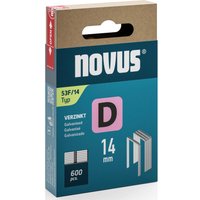 novus Tackerklammern 53F/14 Flachdraht 14 mm von Novus