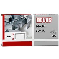 novus Heftklammern No. 10 SUPER 5 mm - 1.000 Stück von STARPAK