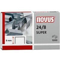 novus Heftklammern SUPER 24/8 - 1.000 Stück von STARPAK