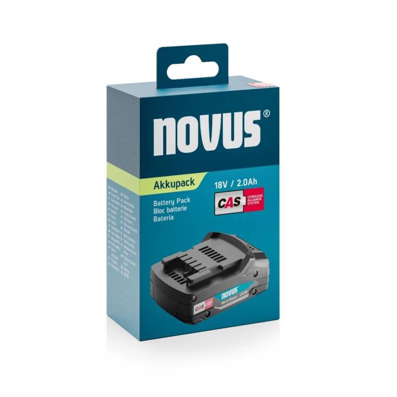 Novus Tools Akku CAS 2.0 Ah 18V mit Air Cooled-Ladetechnologie 031-0367 von Novus Tools