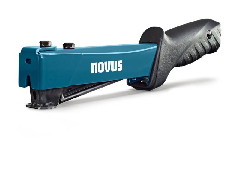 Novus Tools Hammertacker, (J-044, für 612 mm Flachdrahtklammern Typ G), Mit Prallplatte Für Oberflächenschutz, 030-0453 von Novus Tools