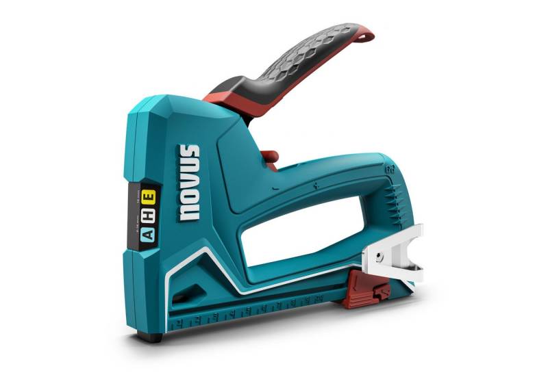 Novus Tools Handtacker, (J-50, für 6-14 mm Feindrahtklammern & 16mm Nägel), Aluminium, 030-0449 von Novus Tools