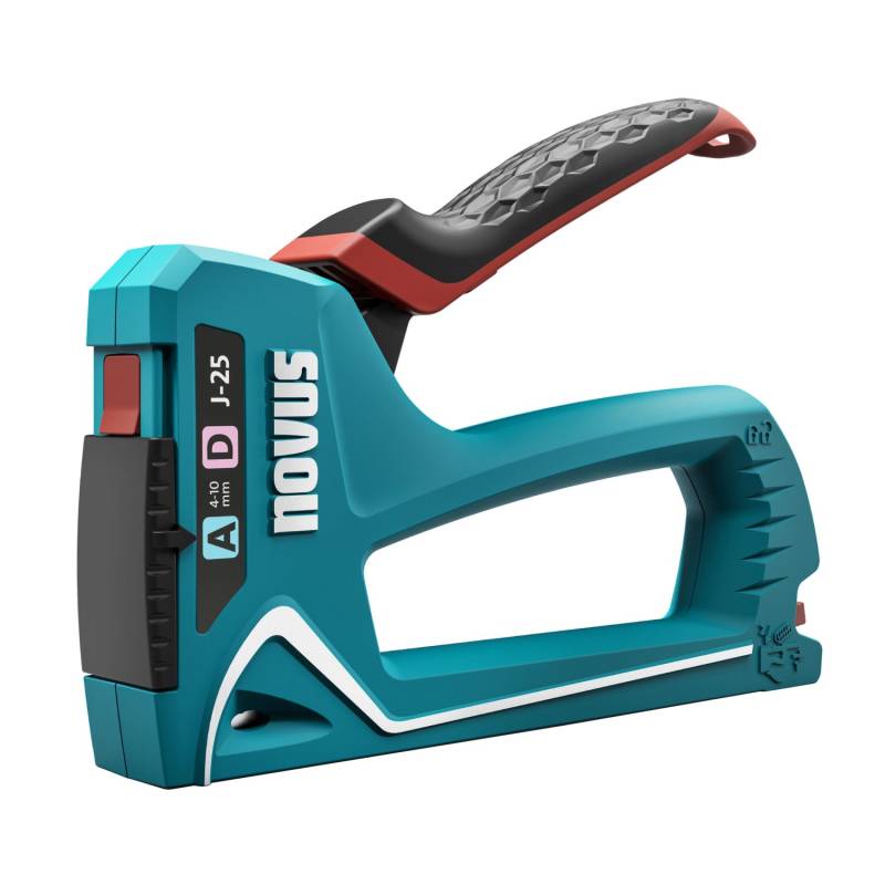 Novus Tools Handtacker J-25 4-10 mm Profi-Tacker für Feindraht- & Flachdrahtklammern 030-0468 von Novus Tools