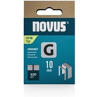 600 novus Tackerklammern Flachdraht 11/10 von Novus