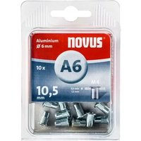 Aluminium-Blindnietmutter Typ A6 M4 30 Stück - Novus von Novus