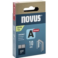 Novus Tools 042-0778 Feindrahtklammern Typ 53 800 St. Abmessungen (l x b) 10 mm x 11.3 mm von PCE