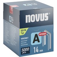 Novus Tools 042-0764 Feindrahtklammern Typ 53 5000 St. Abmessungen (l x b) 14 mm x 11.3 mm von PCE