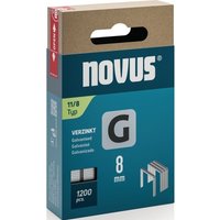 Flachdrahtklammer G Typ 11 B10,6xL8mm Drahtbreite 1,25 mm von Novus