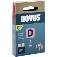 Novus Tools 042-0788 Flachdrahtklammern Typ 53F 1200 St. Abmessungen (l x b) 6 mm x 11.3 mm von PCE