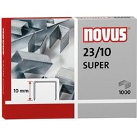 Novus - Heftklammer 23/10 super Blockhefter Stahl verzinkt 1.000 St./Pack. von Novus