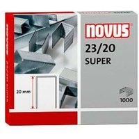 Heftklammer 23/20 SUPER Blockhefter Stahl verzinkt 1.000 St./Pack. von Novus