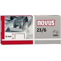 Heftklammer 23/6 Blockhefter Stahl verzinkt 1.000 St./Pack. von Novus
