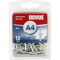 Novus Blindnieten Typ A4 /12 Aluminium 70 Stück Blindnieten von Steinel