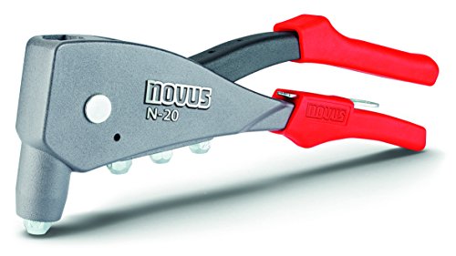 Novus Blindnietzange N-20, Einhand-Bedienung, Ergonomischer Griff, verarbeitet Alu-, Stahl- und Kupfer-Blindnieten, Nietenzange Novus Blindnietzange N-20, Einhand-Bedienung, Ergonomischer Griff, verarbeitet Alu-, Stahl- und Kupfer-Blindnieten, Nietenzange von Novus