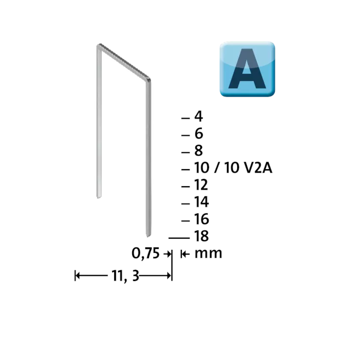 Novus  Feindrahtklammern 12mm A Typ 53 1000 Stk. von Novus