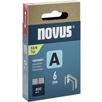 Novus Tools 042-0776 Feindrahtklammern Typ 53 800 St. Abmessungen (L x B) 6mm x 11.3mm von Novus Tools