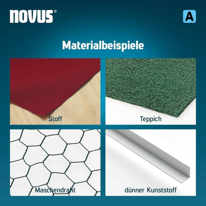 Novus Feindrahtklammern Typ A 8 mm 800 Stück Novus Feindrahtklammern Typ A 8 mm 800 Stück von Novus