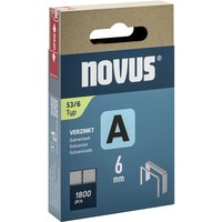 Feindrahtklammern a Typ 53 6mm 1800 St. Novus 042-0773 Abmessungen (l x b) 6 mm x 11.3 mm von Novus