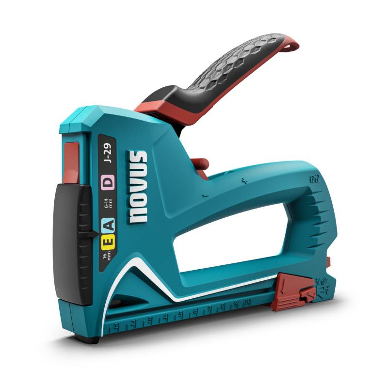 Novus Handtacker J-29 für 6 -14 mm Tackerklammern und 16 mm Tackernägel von Novus