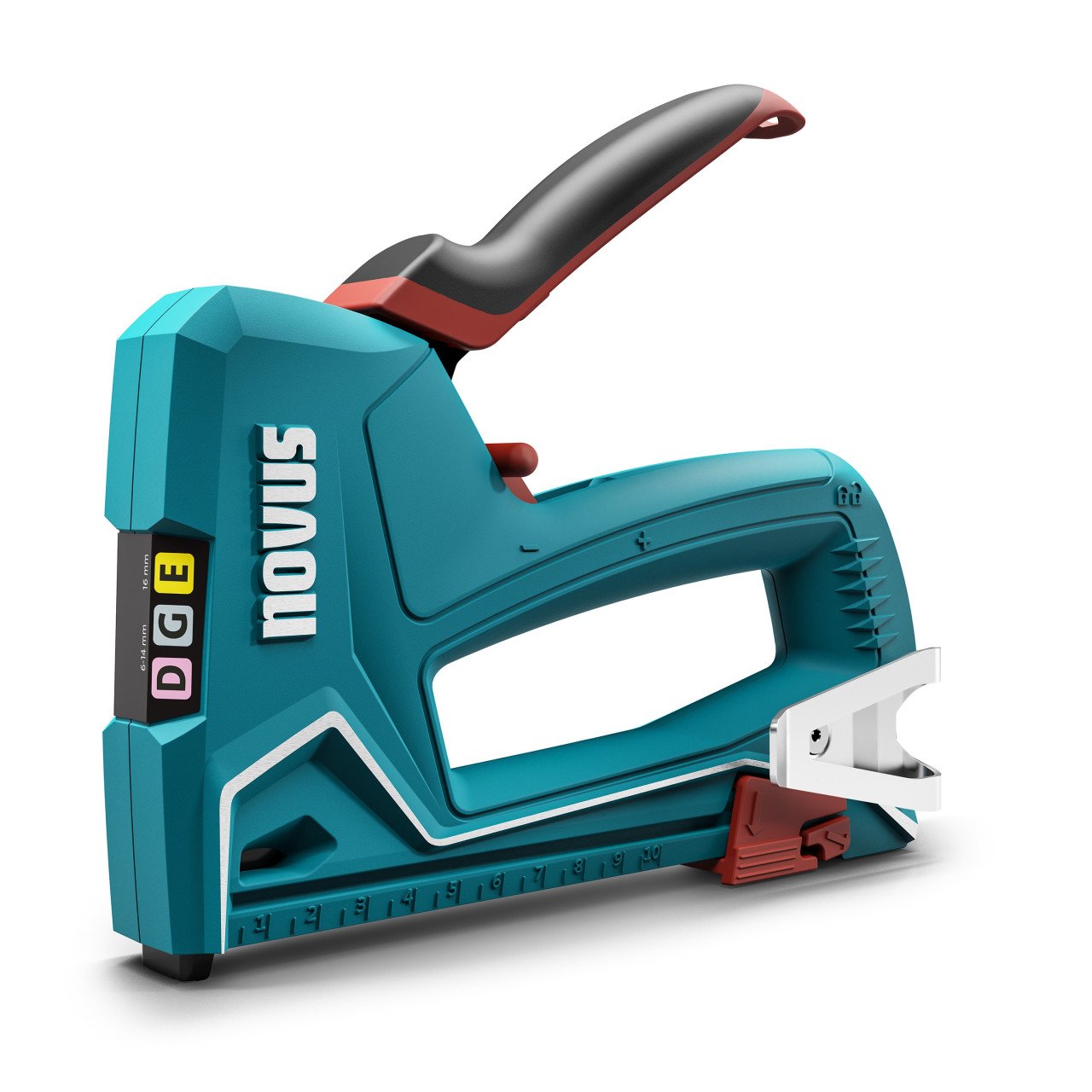 Novus Handtacker J-51 für Flachdrahtklammern bis 14 mm und Nägel bis 16 mm Novus Handtacker J-51 für Flachdrahtklammern bis 14 mm und Nägel bis 16 mm von Novus