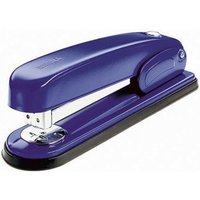 Heftgerät b 6 24/6 26/6 fest/lösbar/nageln 30 Bl. (80 g/m²) inkl. Antiblockiersystem für Heftklammern Metall blau von Novus