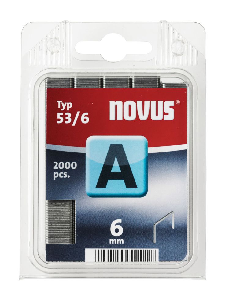 Novus Tackerklammer Typ A 53/6 2000 Stück von Novus