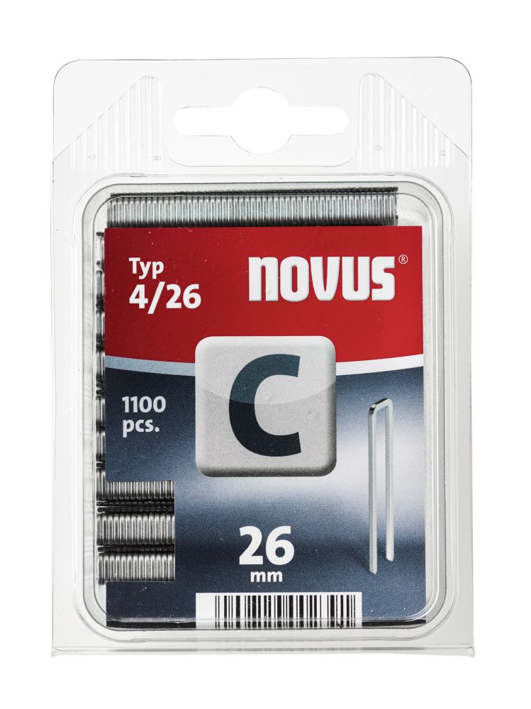 Novus Tackerklammer Typ C 4/26 1100 Stück von Novus