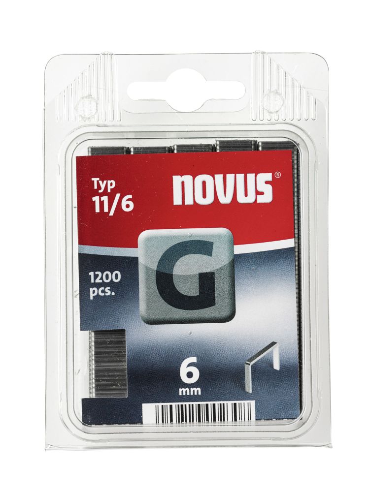 Novus Tackerklammer Typ G 11/6 1200 Stück von Novus