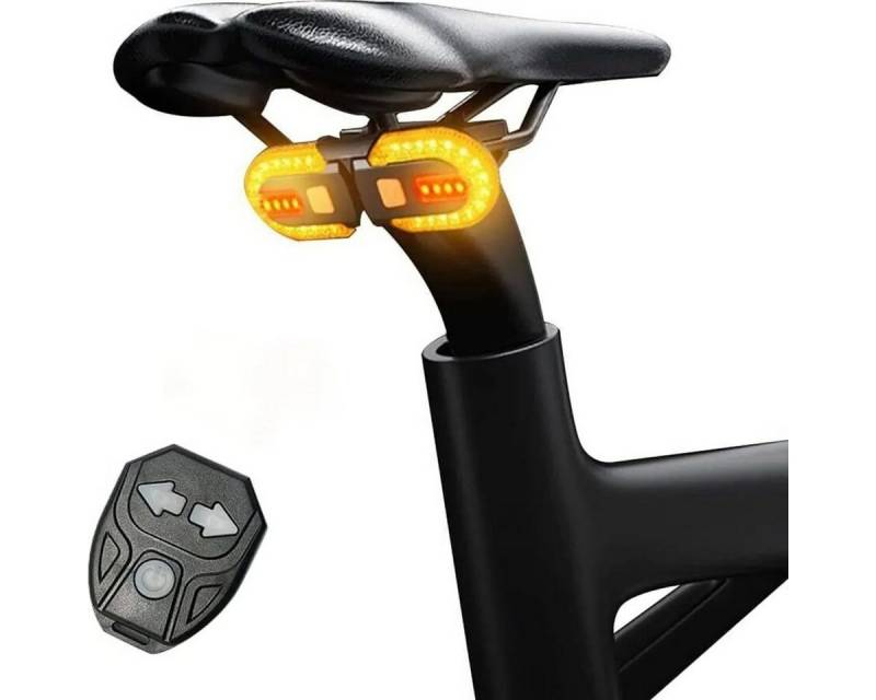 Novzep Außen-Wandleuchte LED Fahrradblinker vorne hinten IPX5 drahtlose Fernbedienung USB von Novzep