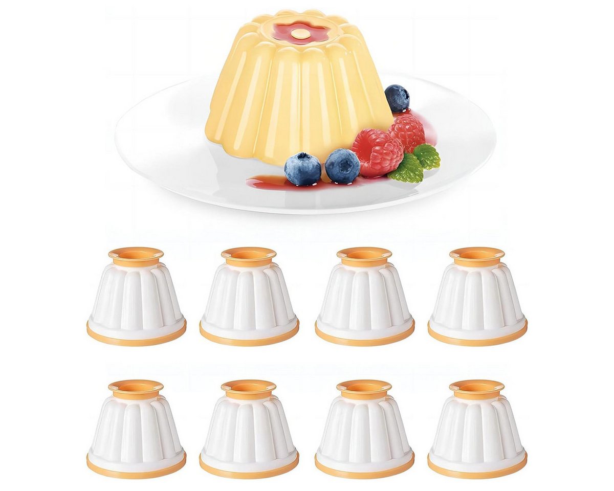 Novzep Backform 8St Puddingformen, wiederverwendbare italienische Puddingbecher, (8-tlg) von Novzep