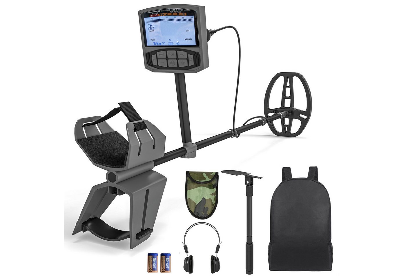 Novzep Bewässerungssystem Metalldetektor für Erwachsene mit LCD-Display 5 Modi IP68 wasserdicht Novzep Bewässerungssystem Metalldetektor für Erwachsene mit LCD-Display 5 Modi IP68 wasserdicht von Novzep