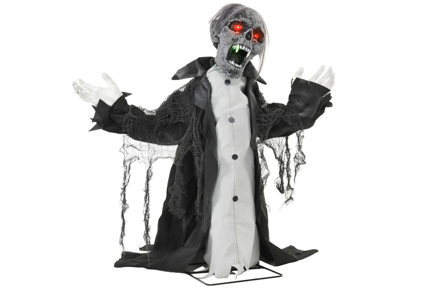 Novzep Dekofigur Halloween Skelett mit Bewegungssensor, LED-Licht & Sound, 75 cm (1 St) von Novzep