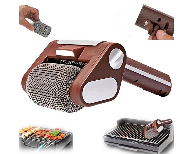 Novzep Grillbürste Elektrischer grillreiniger mit led-licht spülmaschinenfest, (1-tlg) von Novzep