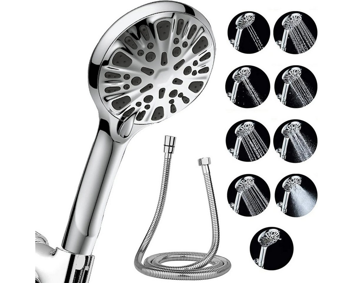 Novzep Handbrause Duschkopf Hochdruck, wassersparend, Handbrause mit 1,5 m Schlauch, (1-tlg) von Novzep