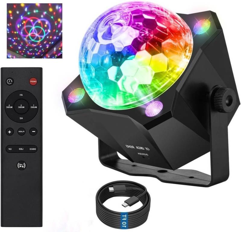 Novzep LED Discolicht Bühnenlicht Partylichter, LED-Farb-Stroboskop-Lichter von Novzep