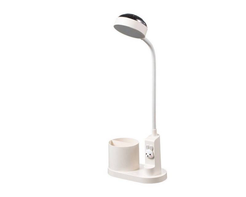 Novzep LED Schreibtischlampe LED-Stifthalterleuchte, dimmbare Projektion verstellbarer Lichtmast von Novzep