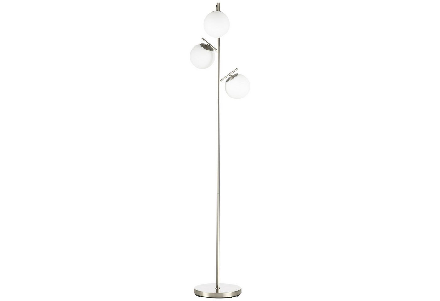 Novzep Stehlampe Stehlampe mit 3 Lampenschirmen aus Glas, E 27, Fußschalter von Novzep