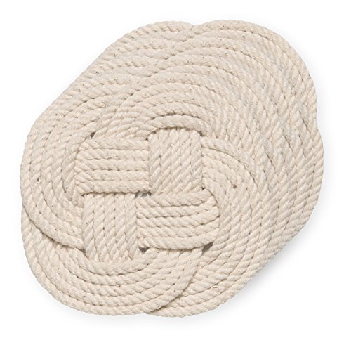 Now Designs Crocheted Nautical Rope Coaster, Set of Four von Now Designs