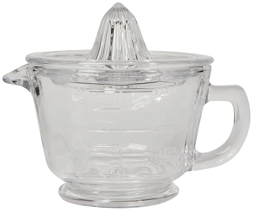 Now Designs Zitrusreibahle aus Glas – langlebige, leicht zu reinigende Saftpresse für frische Zitrusfrüchte von Now Designs