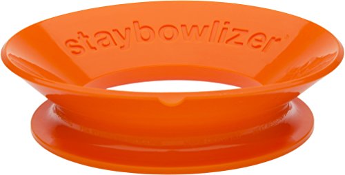 Staybowlizer Schüsselring Küchenhelfer Silikon Orange von Now Designs