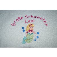 Handtuch Mit Meerjungfrau Und Namen Bestickt Handtuch Mit Meerjungfrau Und Namen Bestickt von Nowodesign