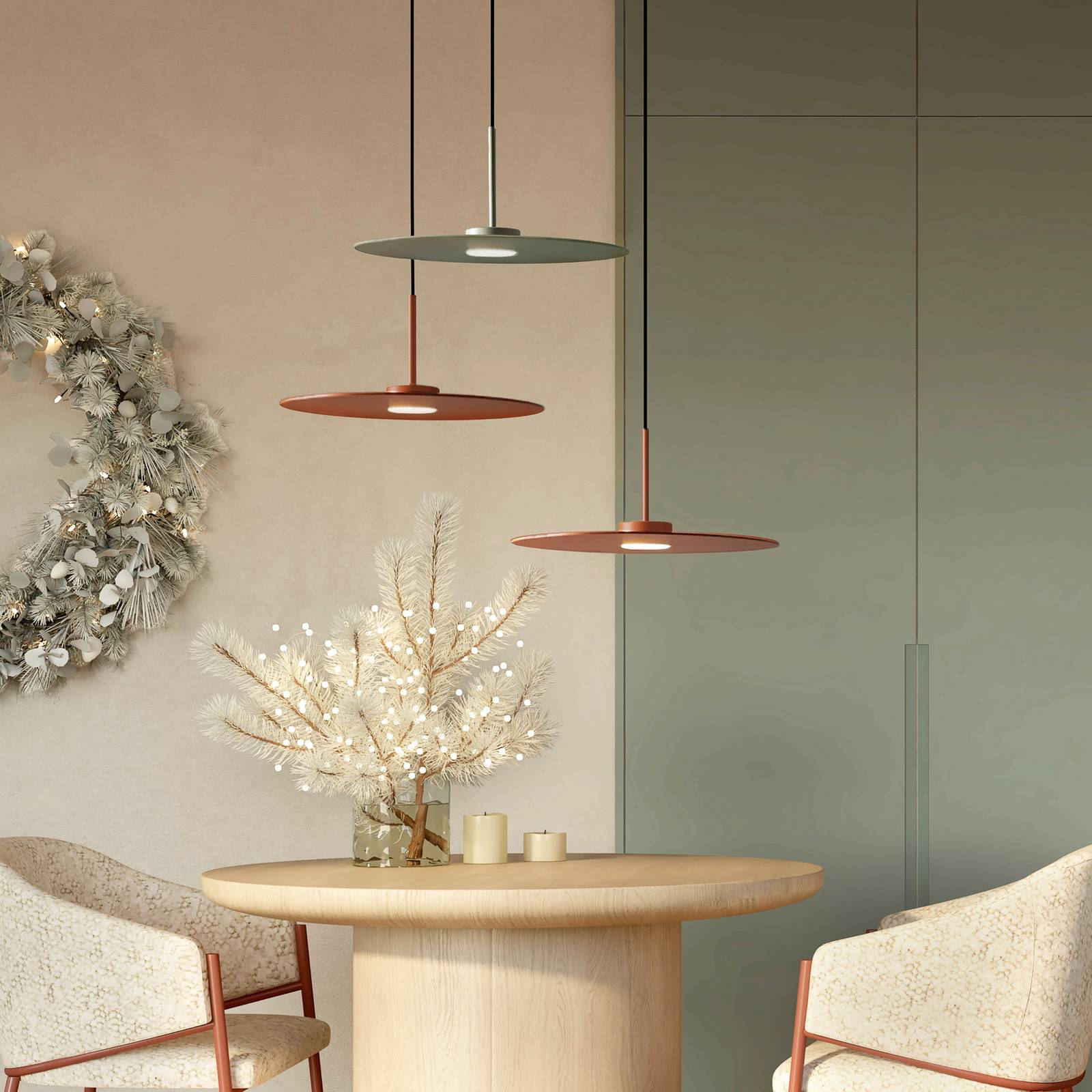 Hängeleuchte Simone, Stahl, umbrablau, Ø 40 cm, GX53 Hängeleuchte Simone, Stahl, umbrablau, Ø 40 cm, GX53 von Nowodvorski Lighting