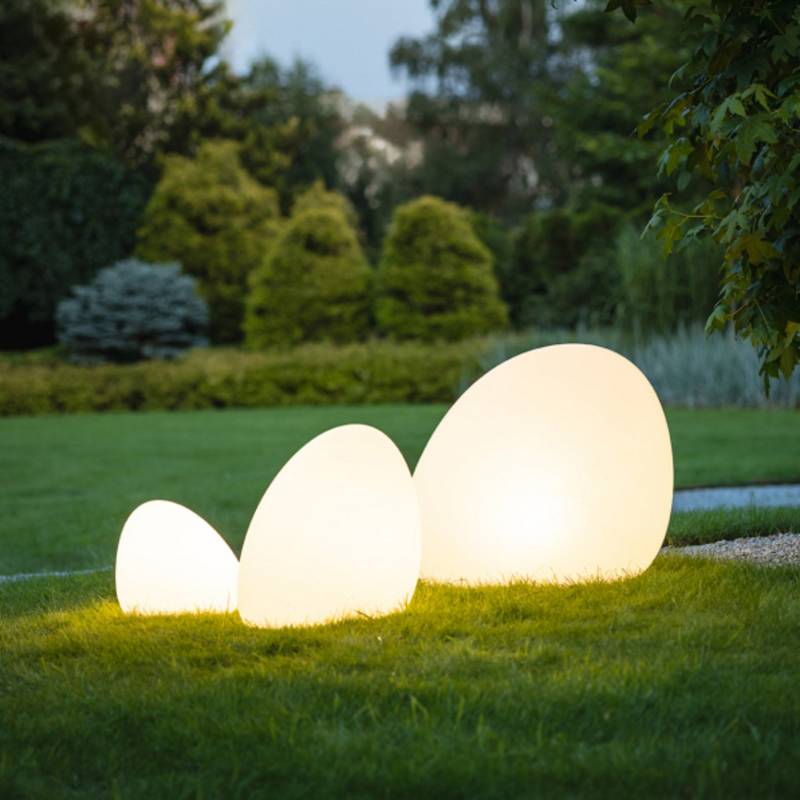 Nowodvorski Lighting Außenleuchte Lampe Stein Weiß Ip44 Outdoorleuchte B-Ware von Nowodvorski-Lighting