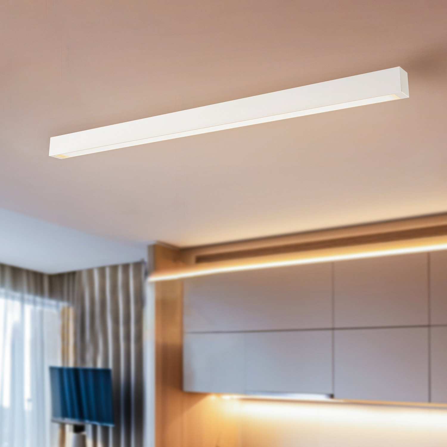 Nowodvorski Lighting Deckenlampe Straight Deckenleuchte Deckenlicht Weiß 122 Cm B-Ware Nowodvorski Lighting Deckenlampe Straight Deckenleuchte Deckenlicht Weiß 122 Cm B-Ware von Nowodvorski-Lighting
