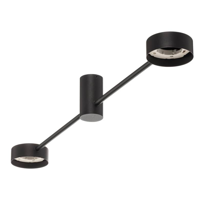Nowodvorski Lighting Deckenleuchte Orbit Ii Schwarz Zweiflammig Deckenlampe Spot B-Ware von Nowodvorski-Lighting