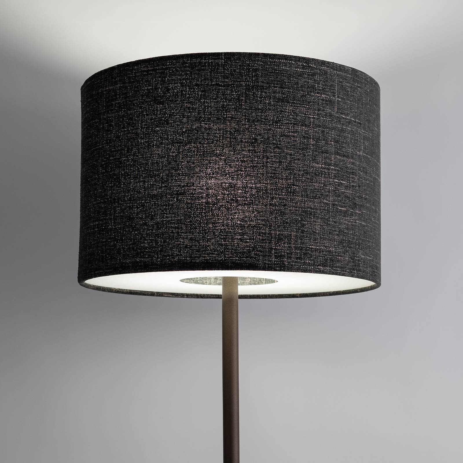 Stehleuchte Amarela, schwarz Melange, Textil, E27 von Nowodvorski Lighting
